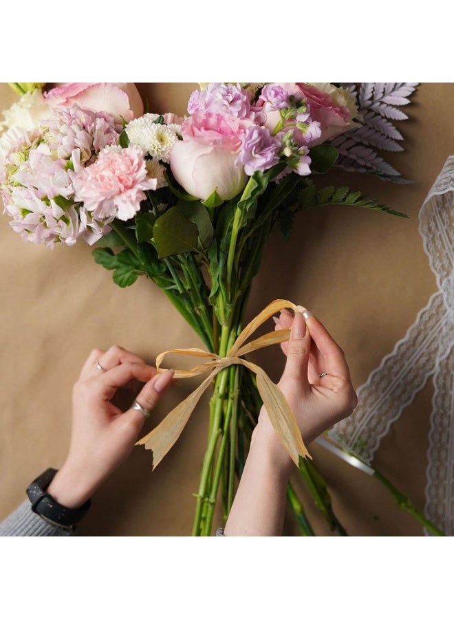 218 ياردة رفيا ورقة الحرف الشريط التعبئة ورقة الخيط، 1/4 بوصة بواسطة 218 ياردة (كرافت) - Image 4